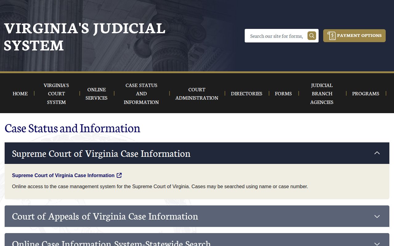 Virginia court search for Prince Edward County release records